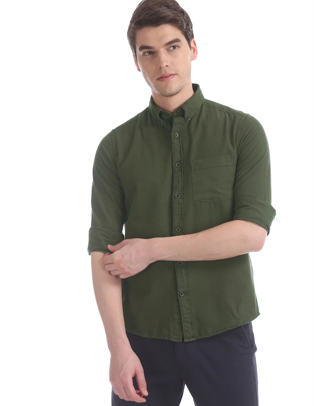 green shirt mens uk